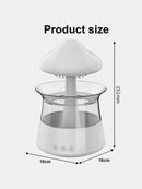 Umidificador Difusor De Aroma De design Nuvem e Chuva 7 Cores Luz Noturna Doméstica.